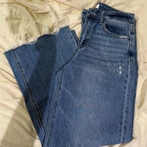 Women's Straight Leg Jeans - Blue